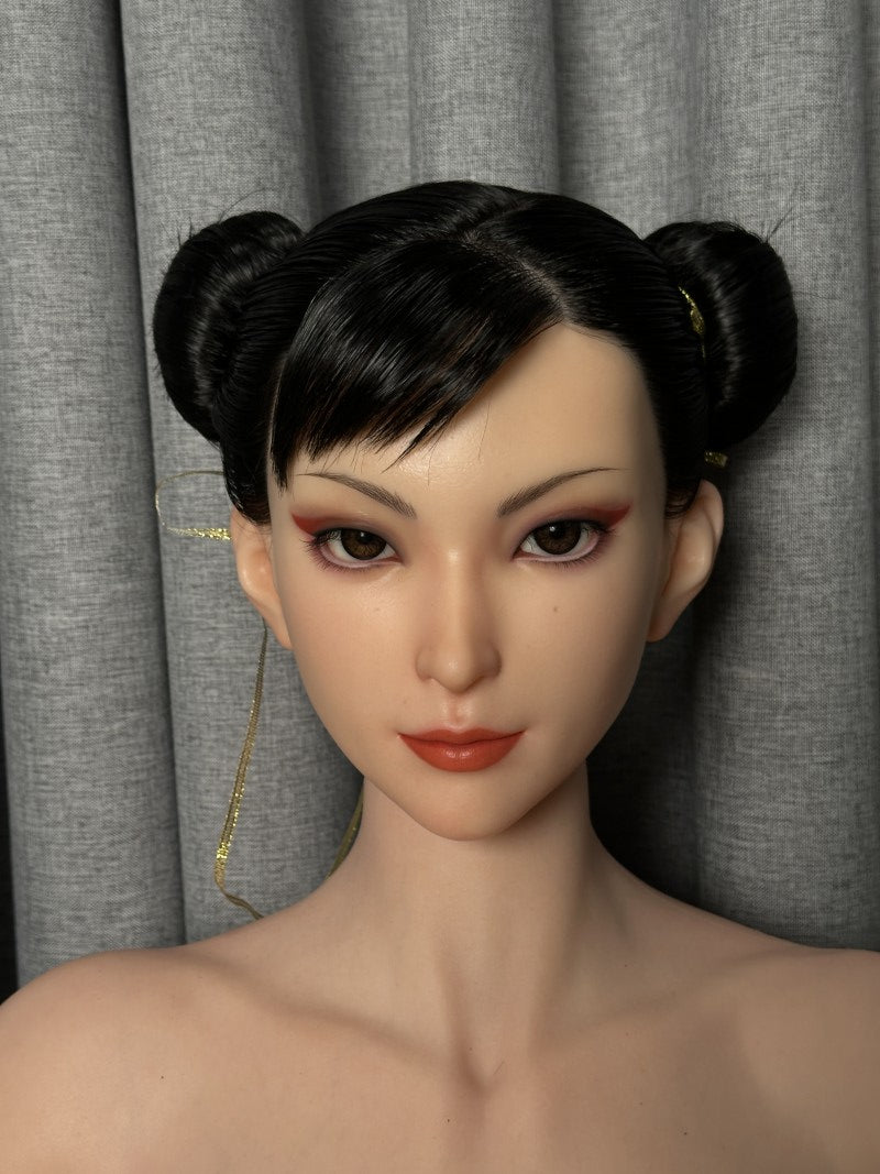 Chun Li Sex Doll (žaidimo moteris 169 cm F-Cup Nr. 33-1 silikonas)