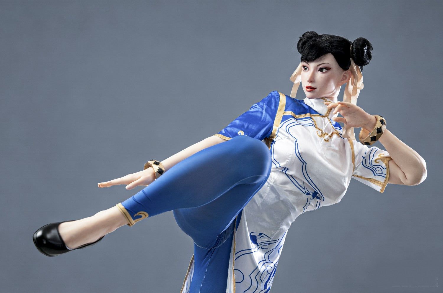 Chun Li Sex Doll (žaidimo moteris 169 cm F-Cup Nr. 47-1 silikonas)