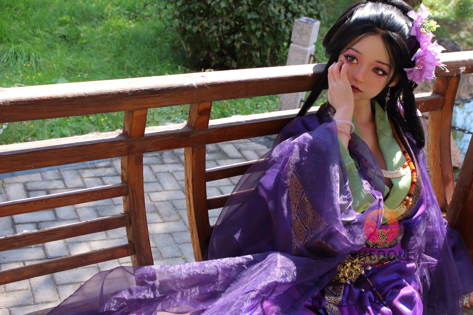 Aileen Sex Doll (SHEDOLL 145 cm G puodelis # SH228 2.0 silikonas)