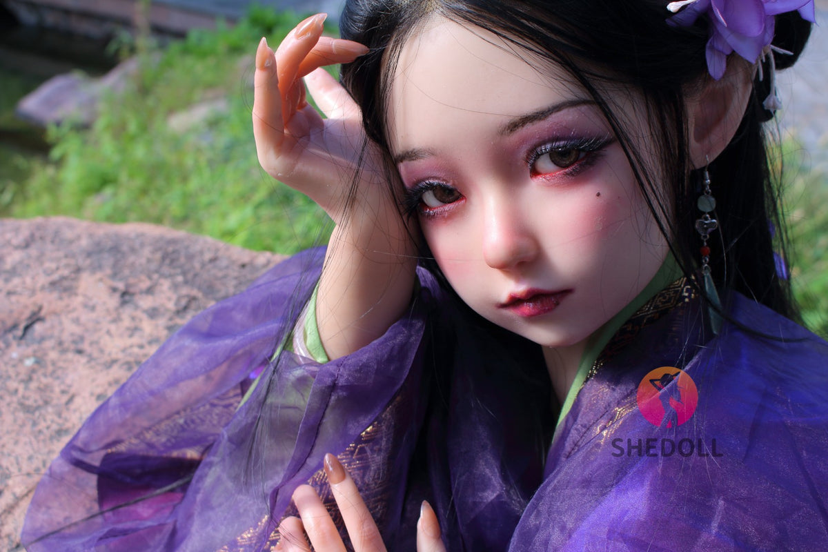 Aileen Sex Doll (SHEDOLL 145 cm G puodelis # SH228 2.0 silikonas)