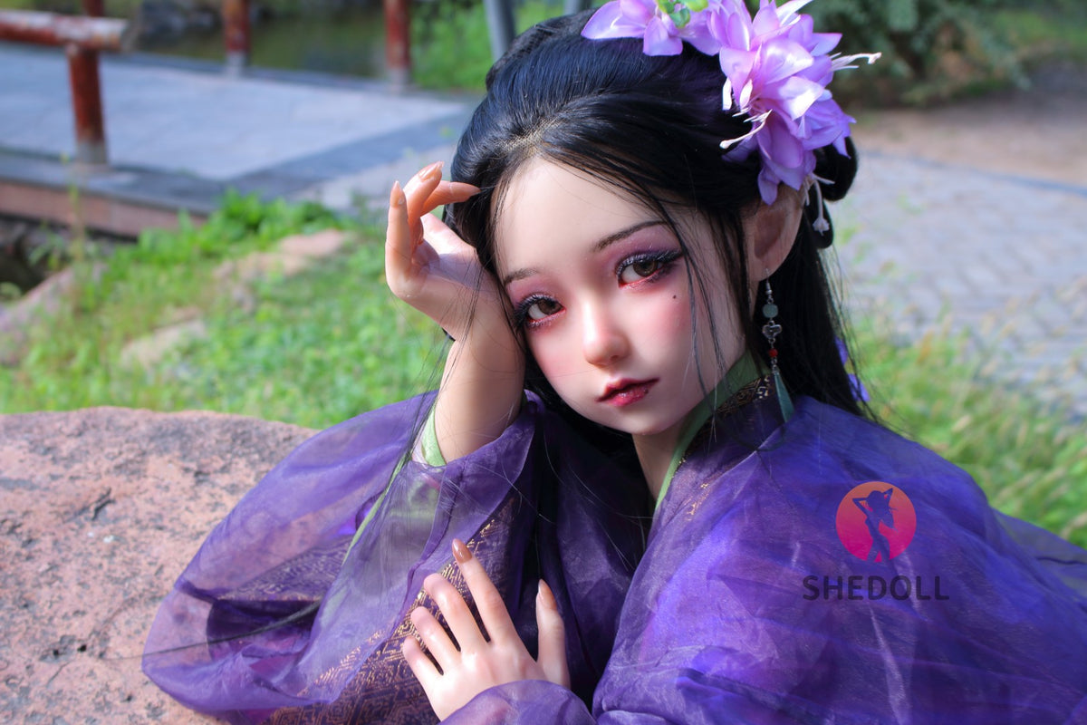 Aileen Sex Doll (SHEDOLL 145 cm G puodelis # SH228 2.0 silikonas)