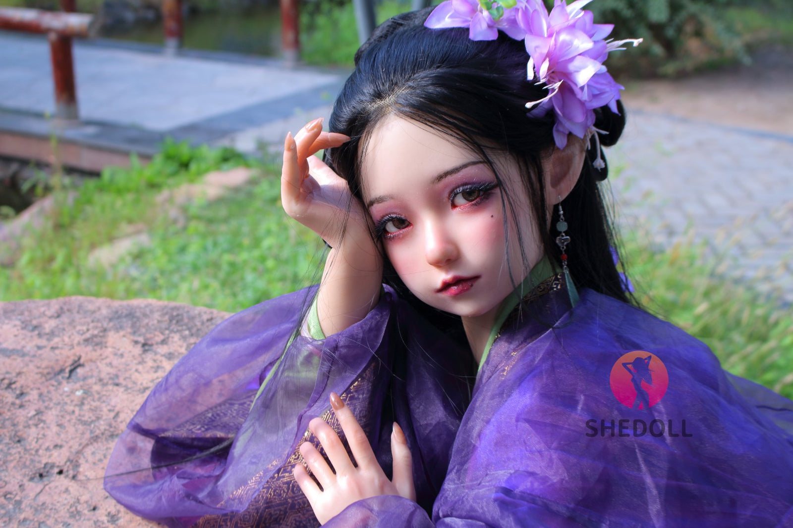 Aileen Sex Doll (SHEDOLL 145 cm G puodelis # SH228 2.0 silikonas)