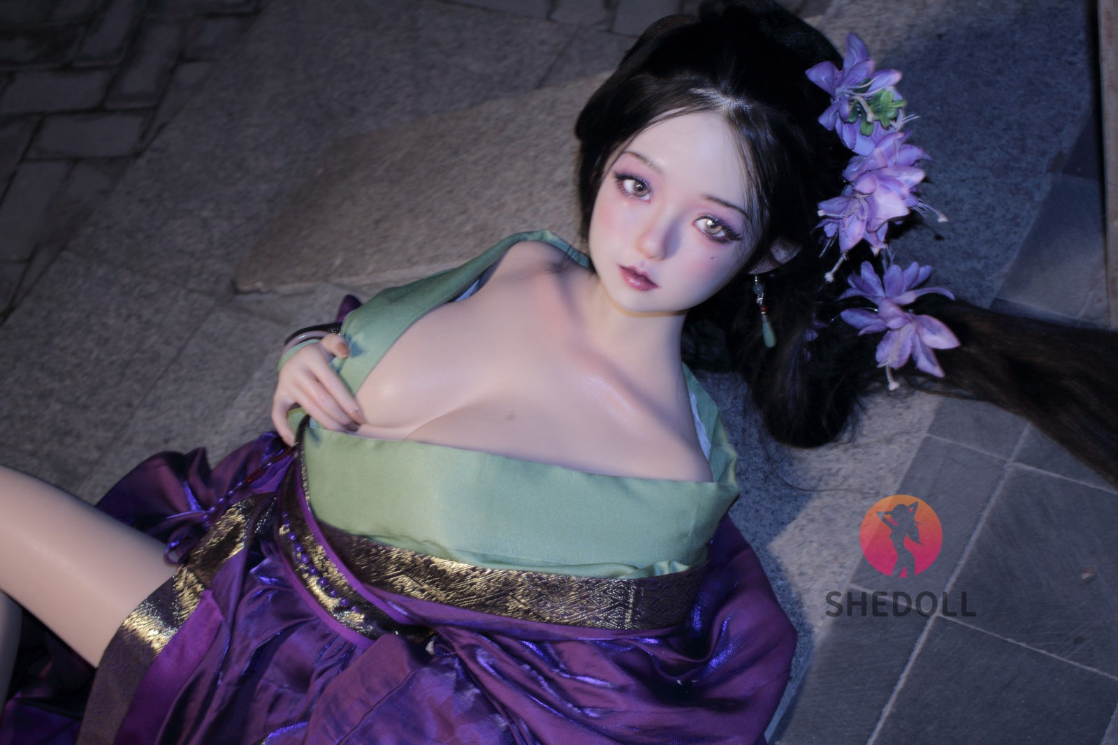 Aileen Sex Doll (SHEDOLL 145 cm G puodelis # SH228 2.0 silikonas)