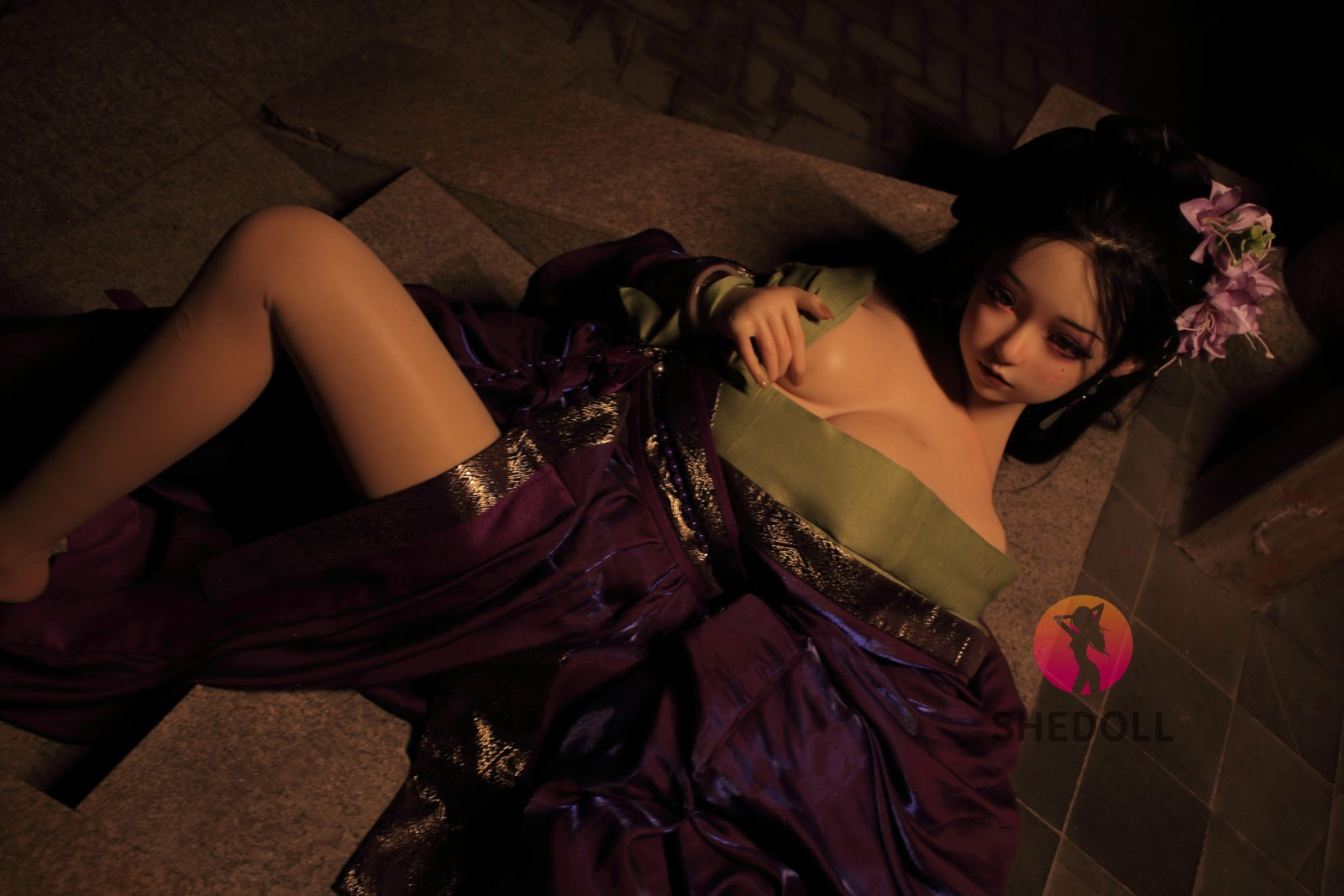 Aileen Sex Doll (SHEDOLL 145 cm G puodelis # SH228 2.0 silikonas)