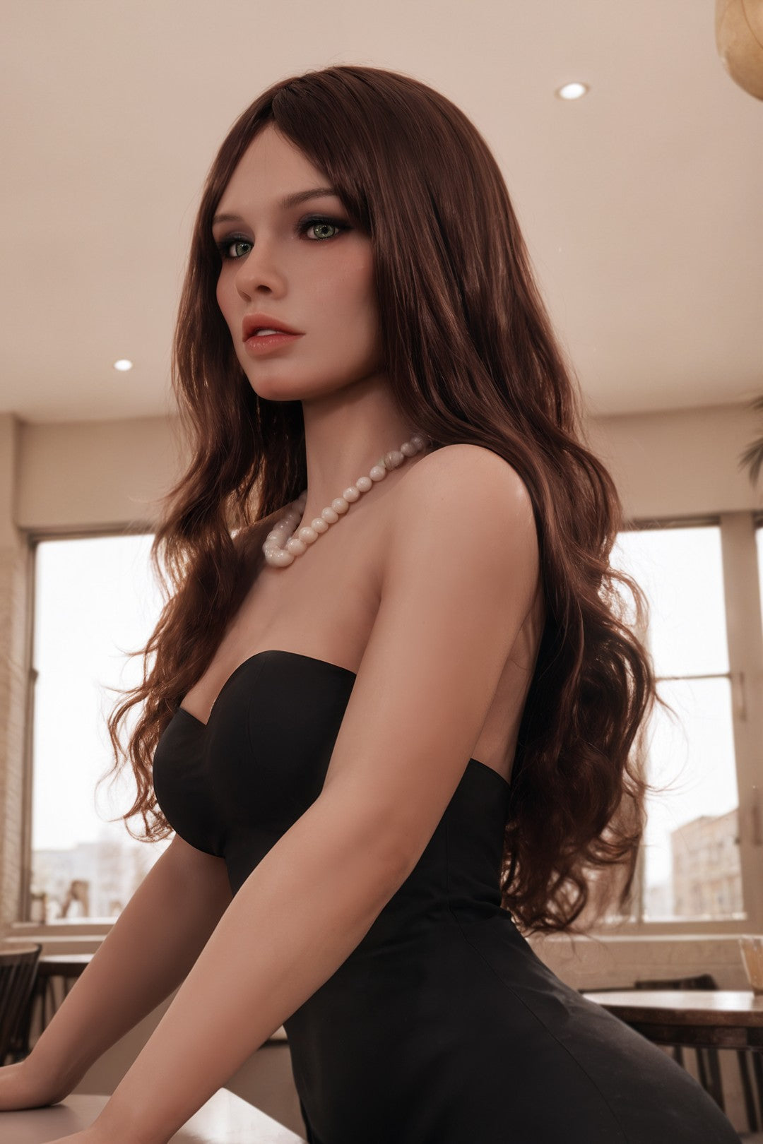 Jessi Sex Doll (Aibei Doll 151 cm F puodelis #AB6 TPE + silikonas)