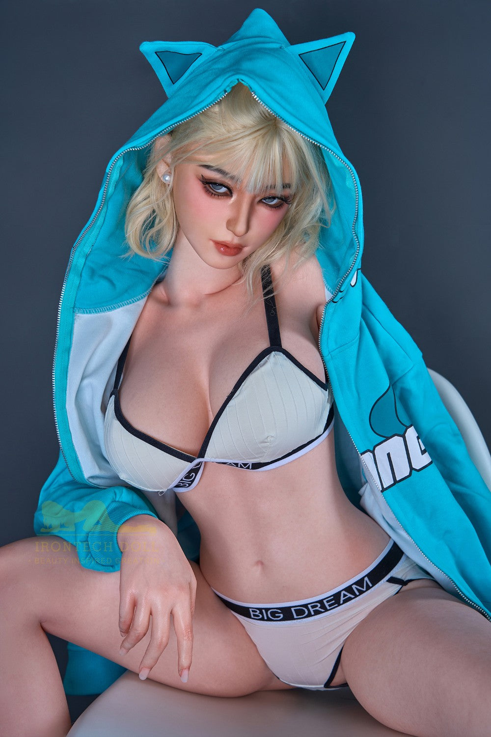 Miku Sex Doll (Irontech Doll 161 cm D-Cup S14 silikoninis)