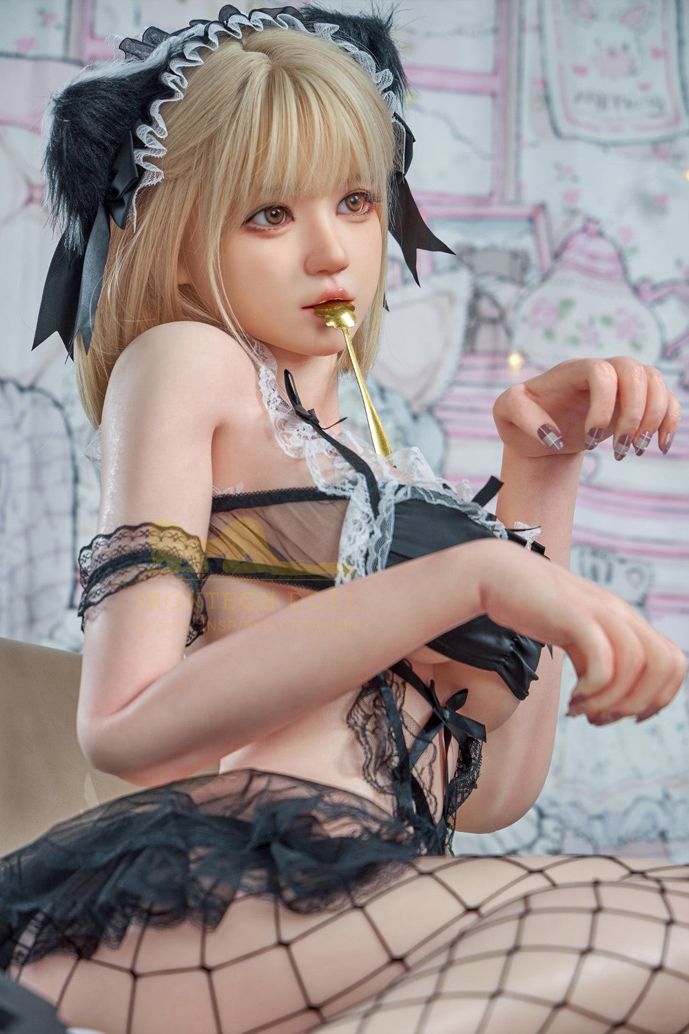 Nia Sekso lėlė (Irontech Doll 161 cm E-puodelis T3 silikonas)