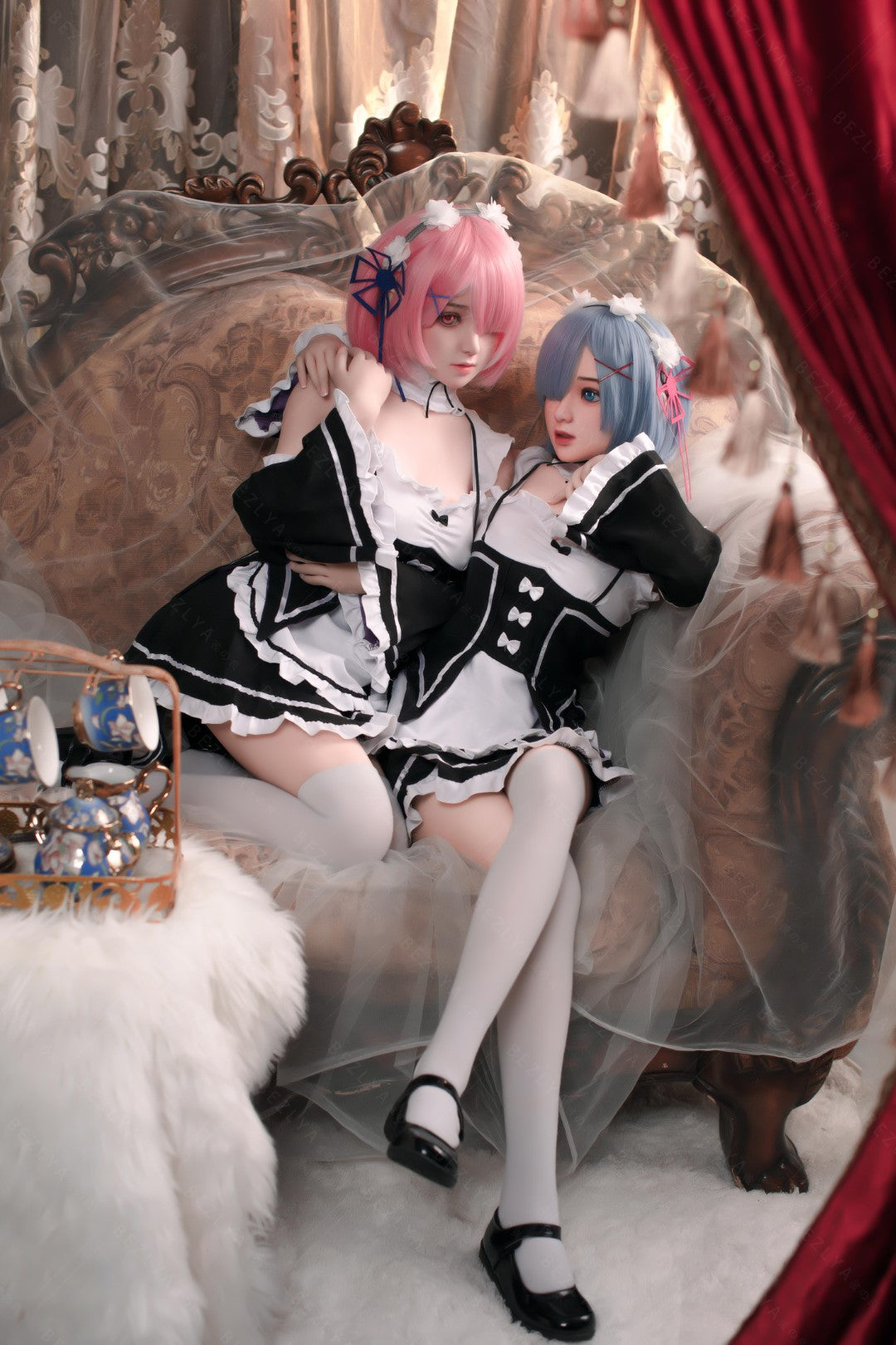 Sekso lėlės rėmelis (Bezlya Doll 149 cm D puodelis 2,0 TPE + silikonas)