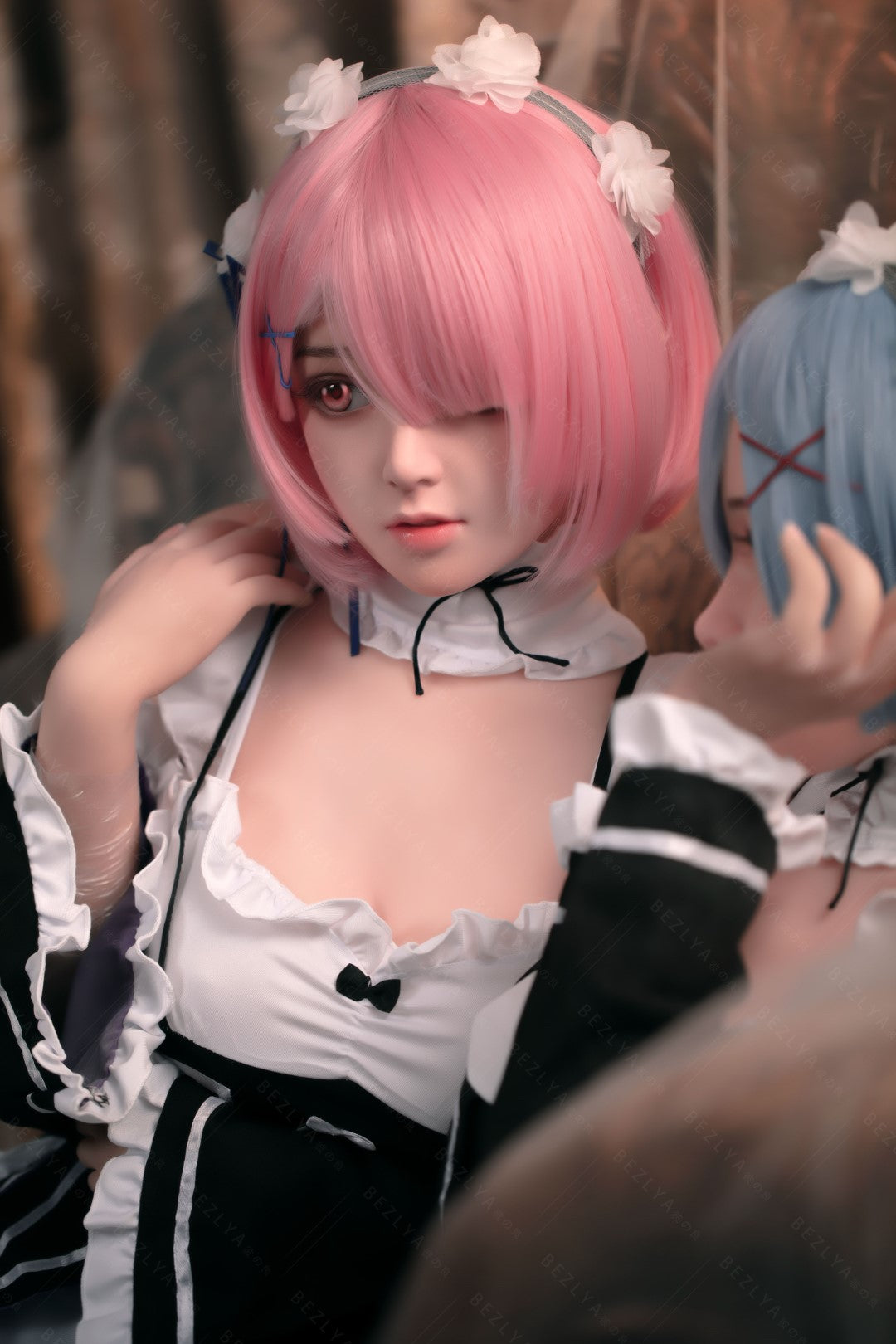 Sekso lėlės rėmelis (Bezlya Doll 149 cm D puodelis 2,0 TPE + silikonas)
