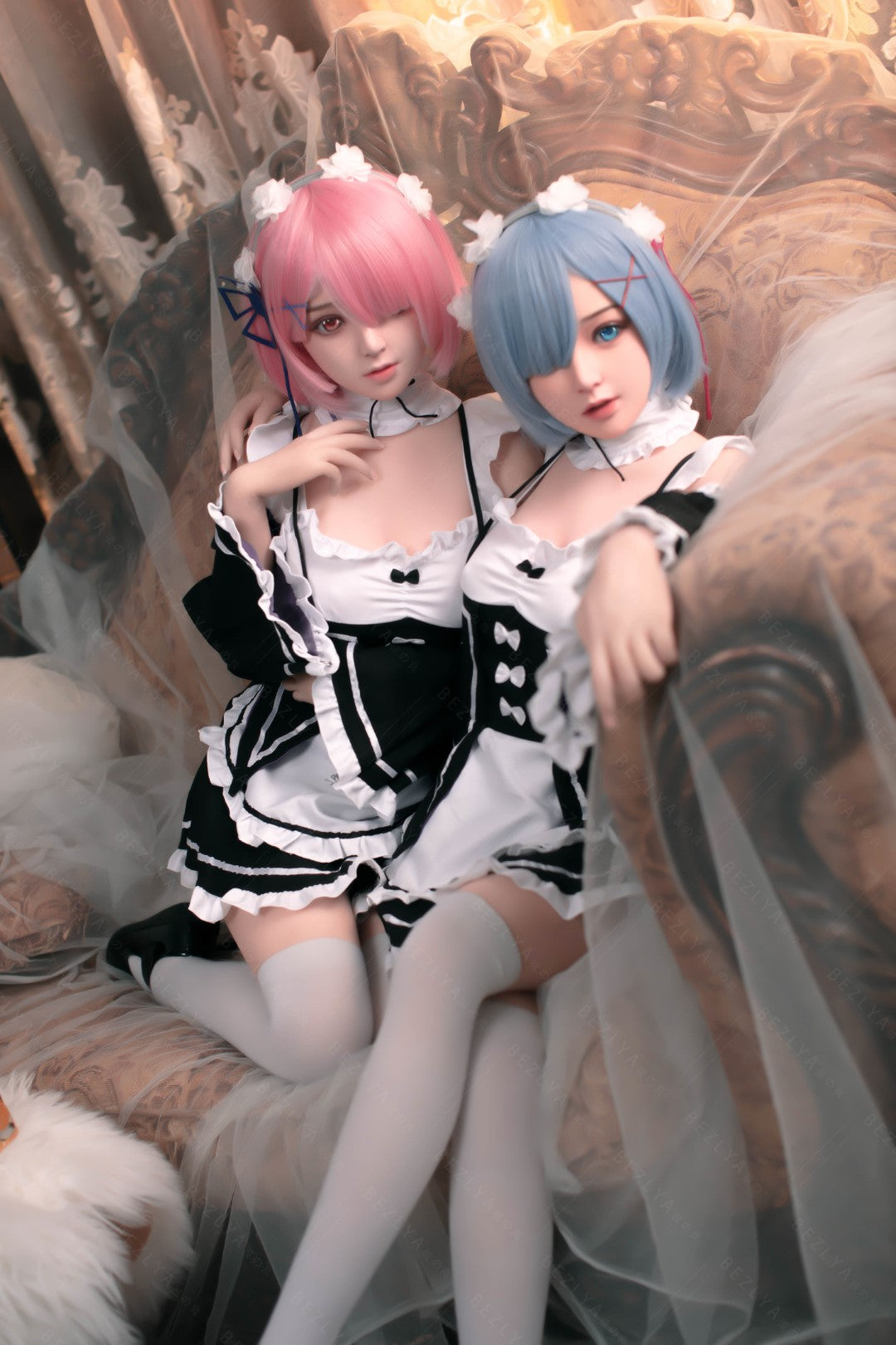 Sekso lėlės rėmelis (Bezlya Doll 149 cm D puodelis 2,0 TPE + silikonas)