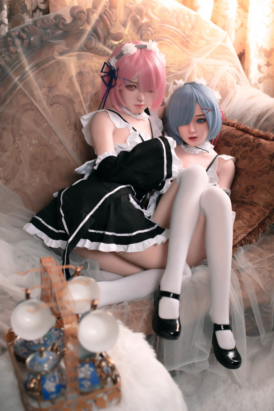 Sekso lėlės rėmelis (Bezlya Doll 149 cm D puodelis 2,0 TPE + silikonas)