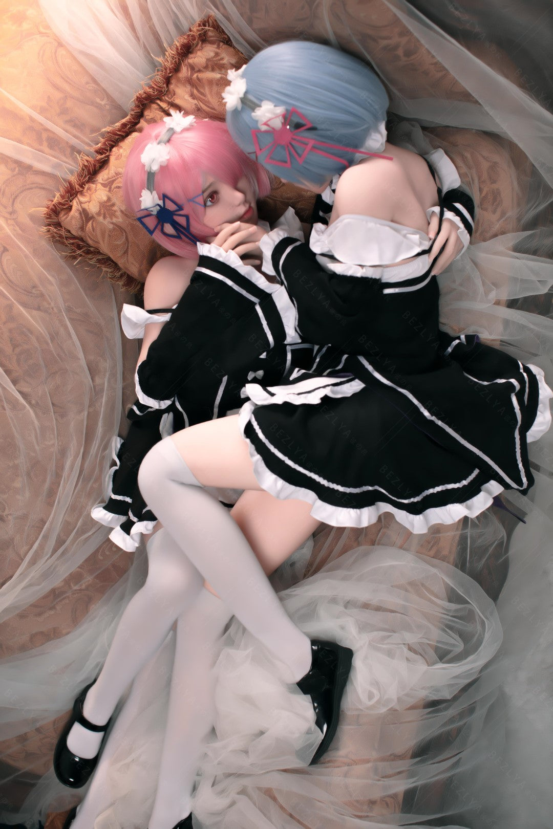 Rem Sex Doll (Bezlya Doll 149 cm D puodelis 2,0 TPE + silikonas)