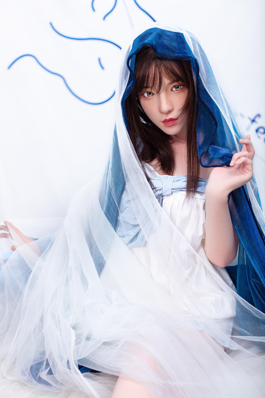 Iris sekso lėlė (Bezlya Doll 150 cm B puodelis 2,1 silikonas)