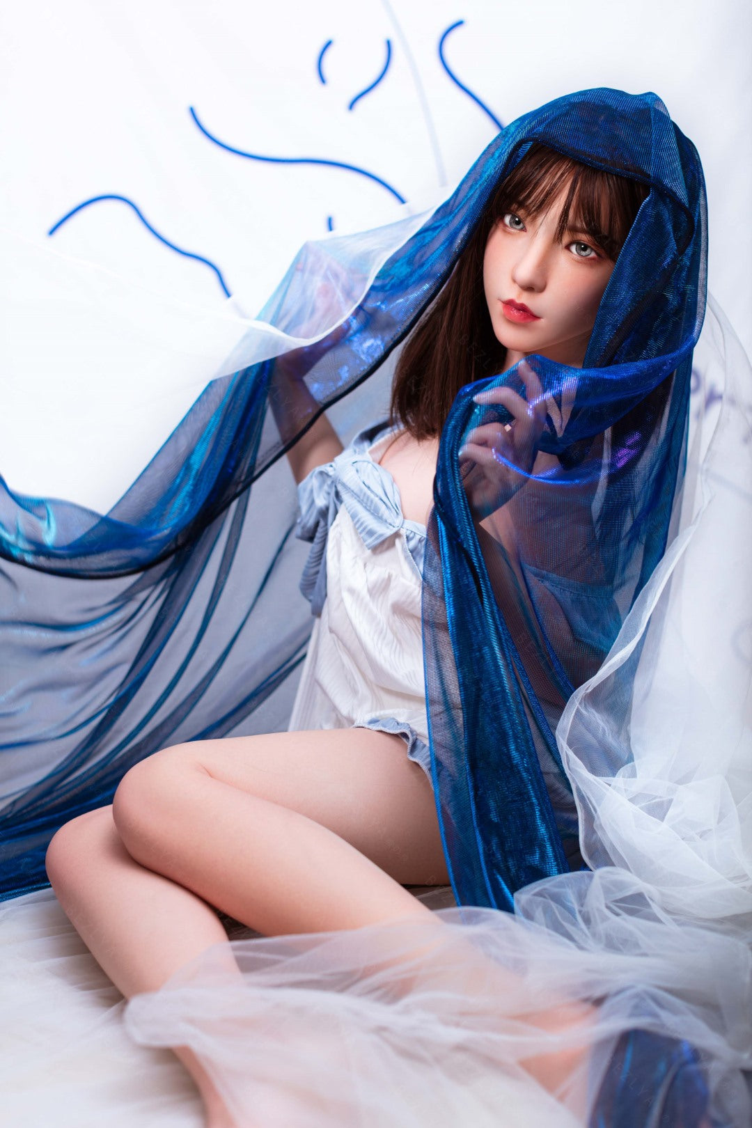 Iris sekso lėlė (Bezlya Doll 150 cm B puodelis 2,1 silikonas)