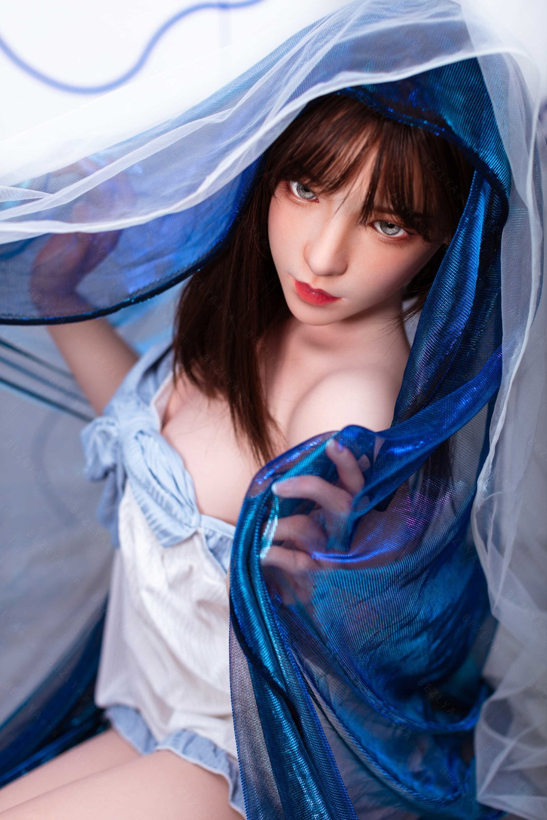 Iris sekso lėlė (Bezlya Doll 150 cm B puodelis 2,1 silikonas)