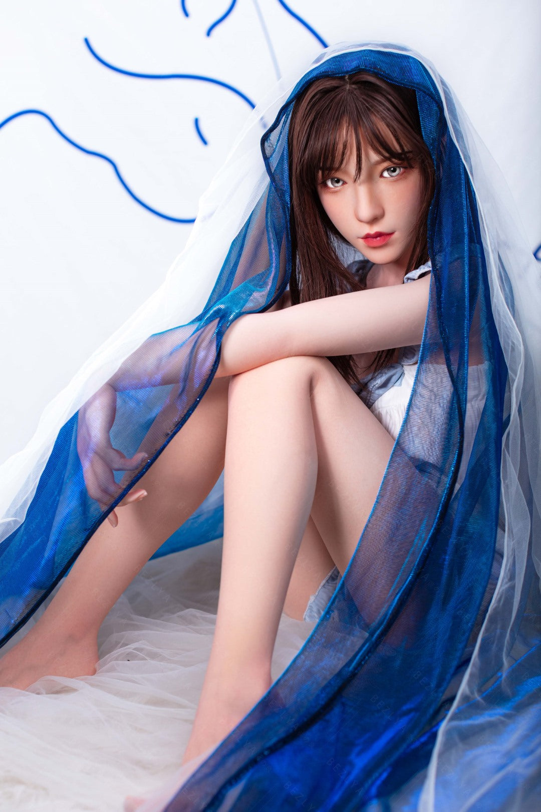 Iris sekso lėlė (Bezlya Doll 150 cm B puodelis 2,1 silikonas)