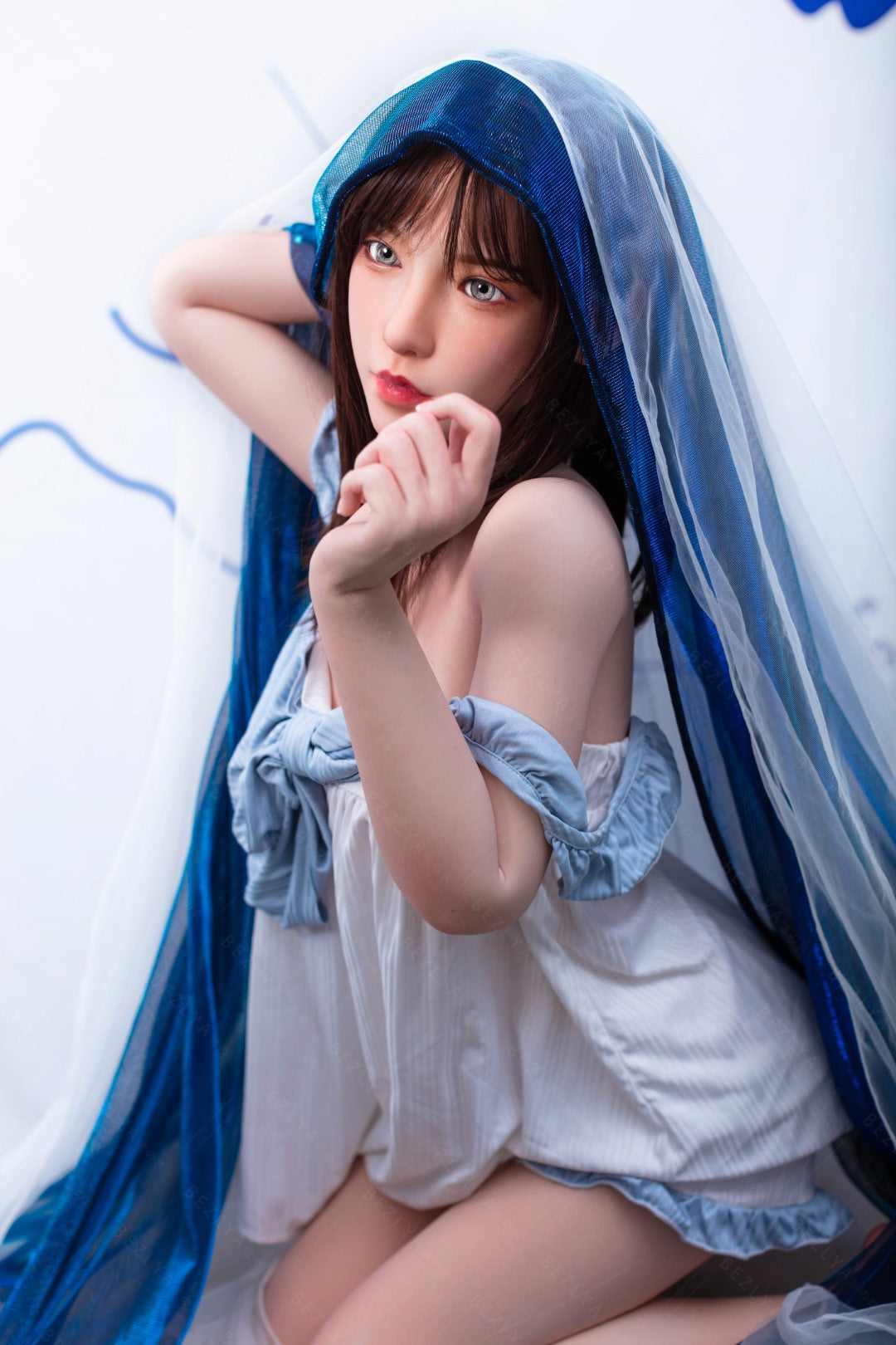 Iris sekso lėlė (Bezlya Doll 150 cm B puodelis 2,1 silikonas)