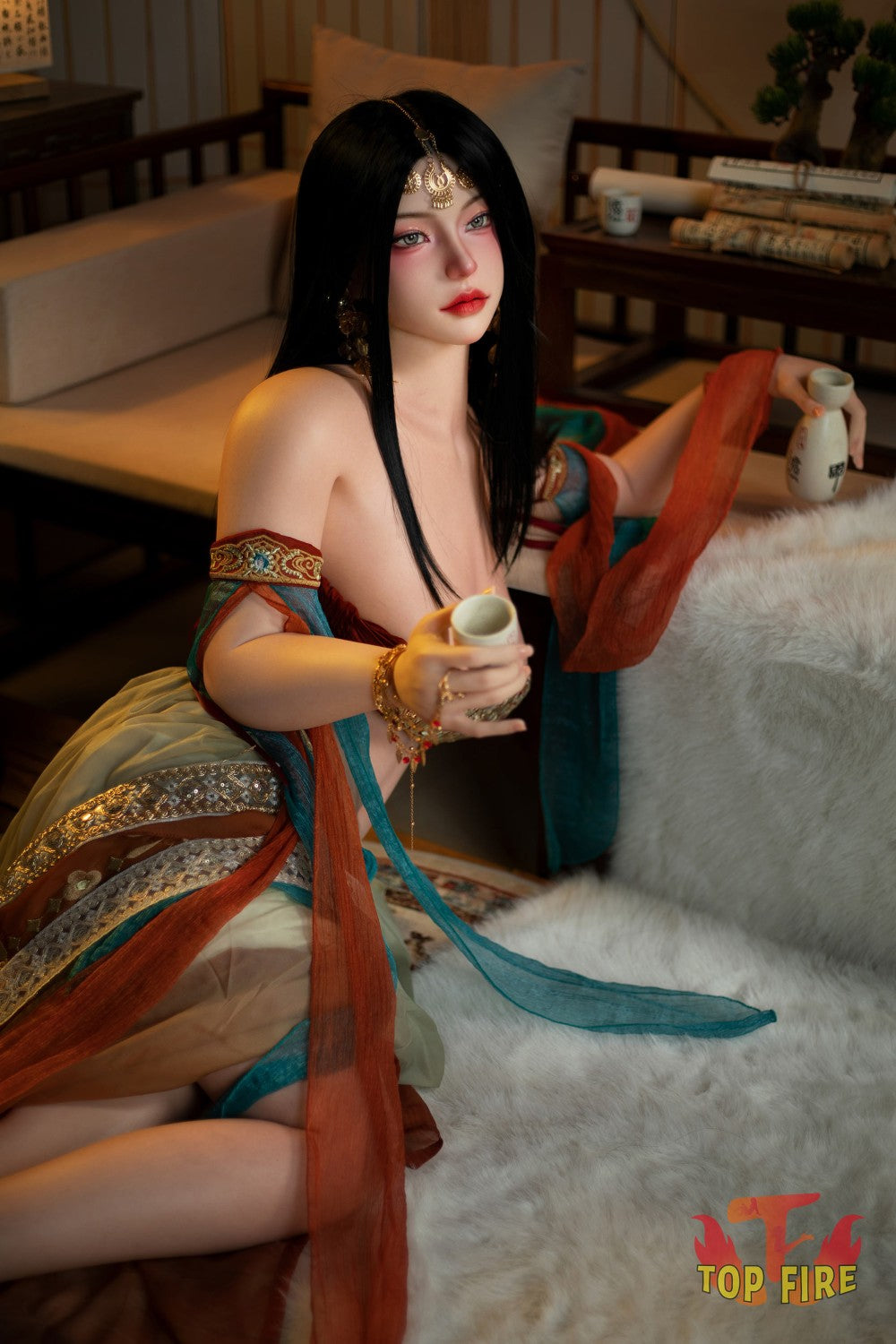 Sekso lėlė Arija (Top Fire Doll 160 cm F puodelis T67 silikonas)