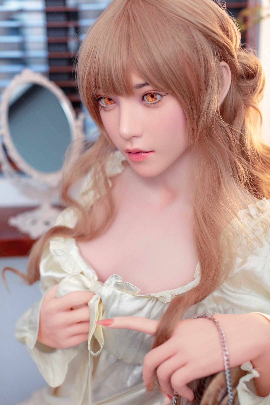 Iris sekso lėlė (Bezlya Doll 160 cm C puodelis 2.1 silikoninis)