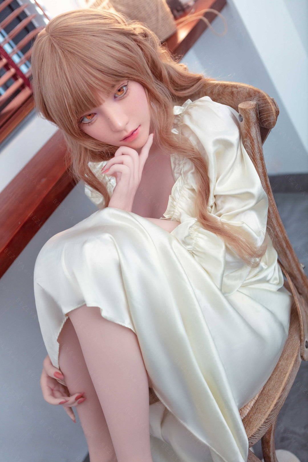 Iris sekso lėlė (Bezlya Doll 160 cm C puodelis 2.1 silikoninis)