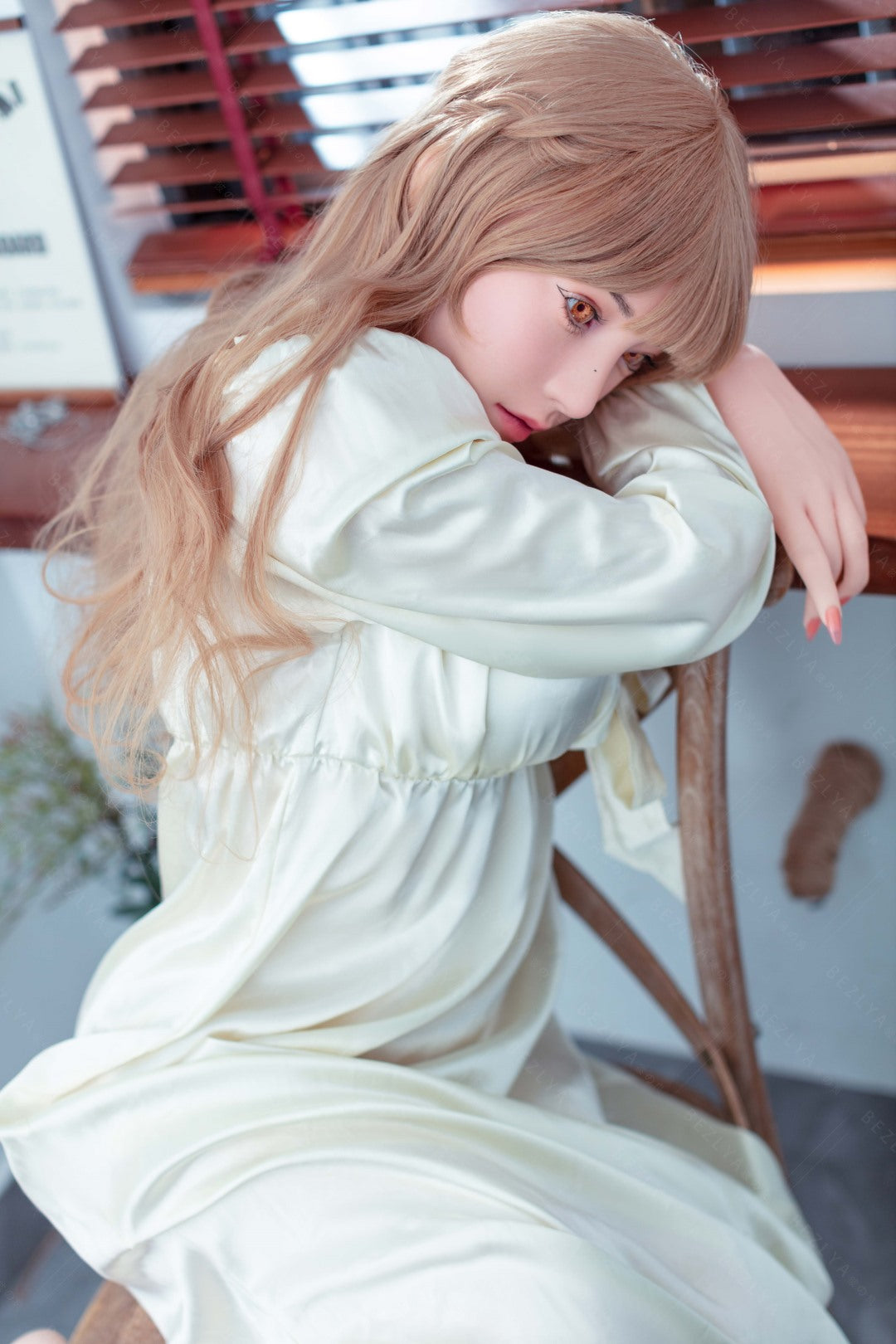 Iris sekso lėlė (Bezlya Doll 160 cm C puodelis 2.1 silikoninis)