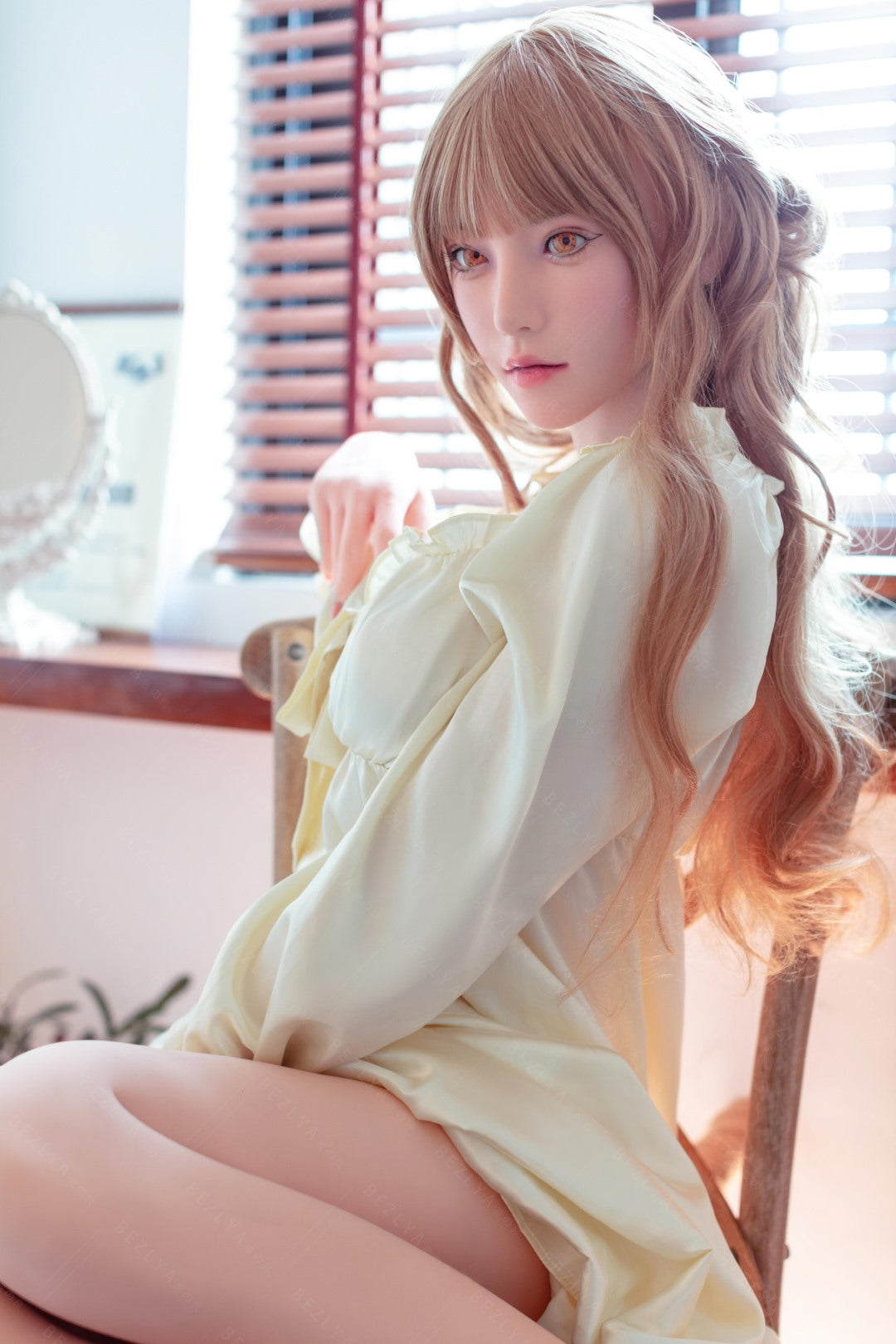 Iris sekso lėlė (Bezlya Doll 160 cm C puodelis 2.1 silikoninis)