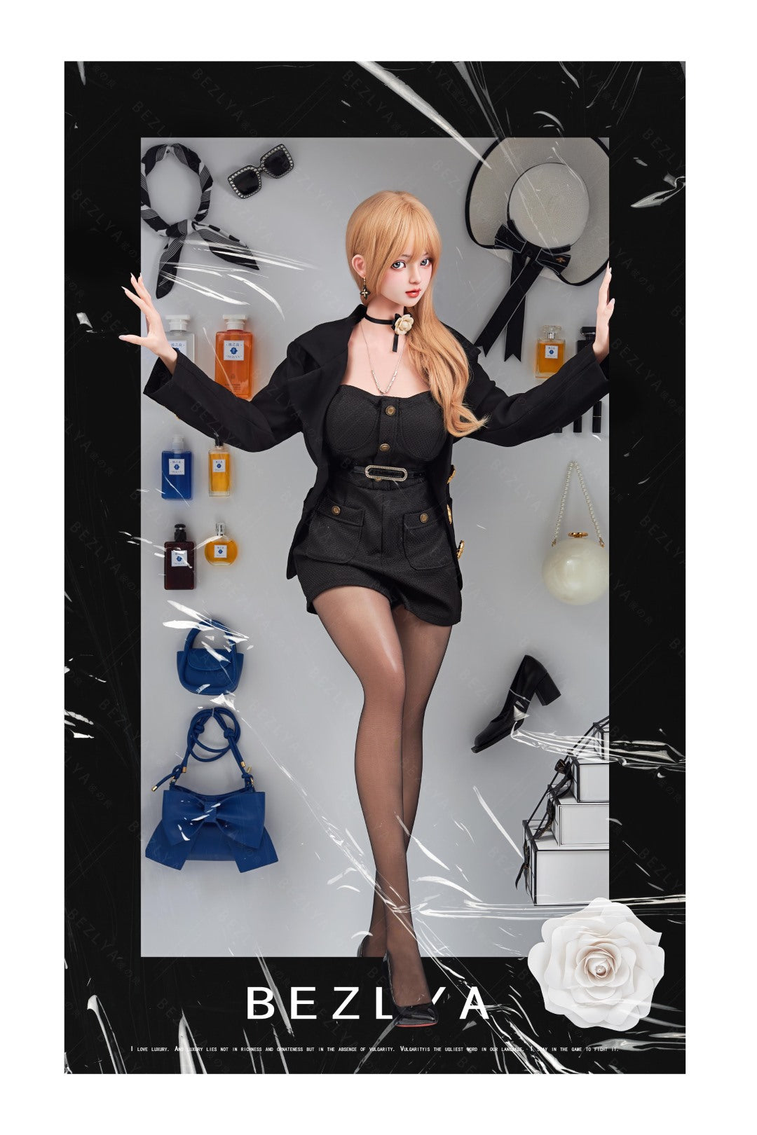 Sekso lėlė Convallaria (Bezlya Doll 158 cm E-puodelis 2.1 silikoninis)
