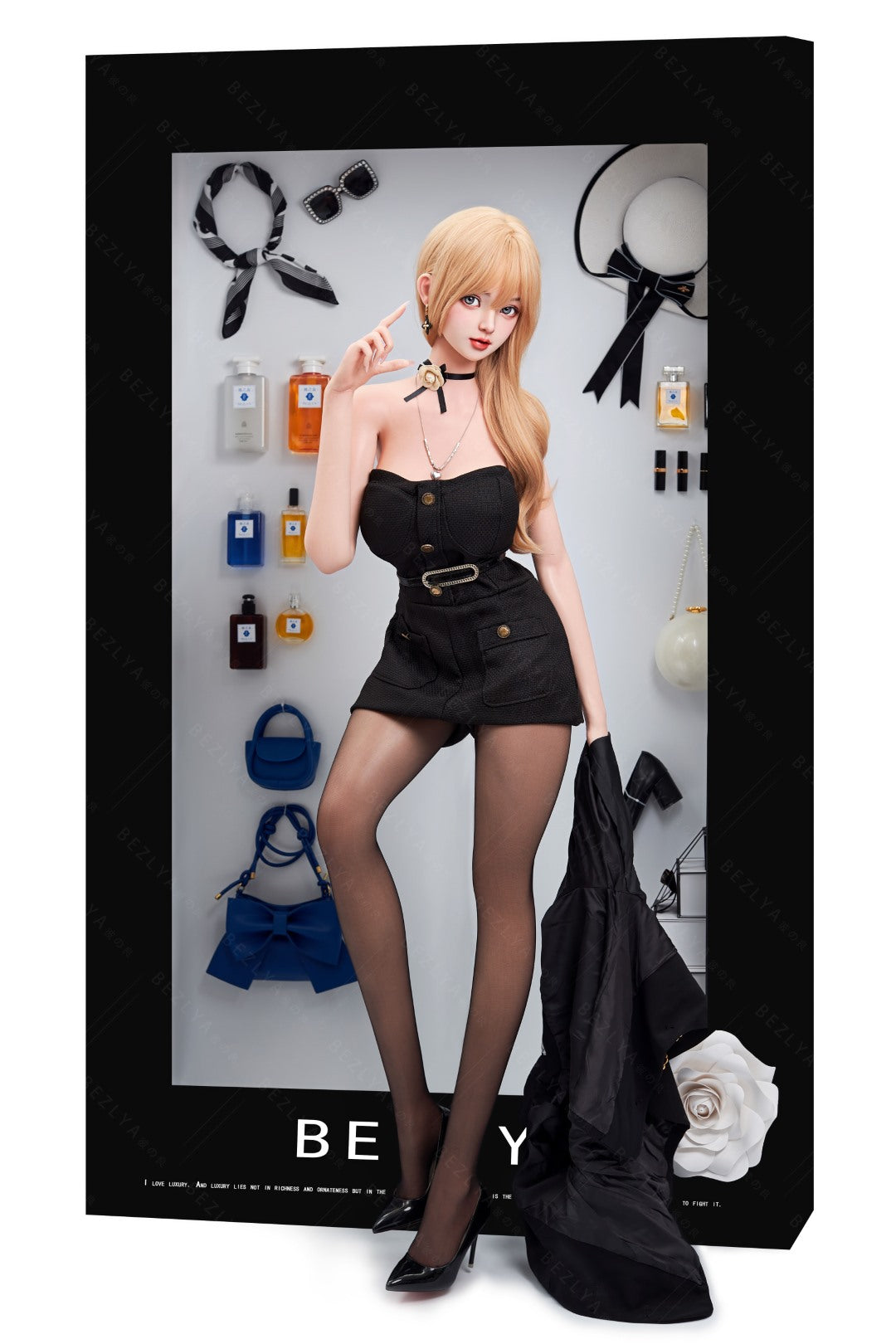 Sekso lėlė Convallaria (Bezlya Doll 158 cm E-puodelis 2.1 silikoninis)
