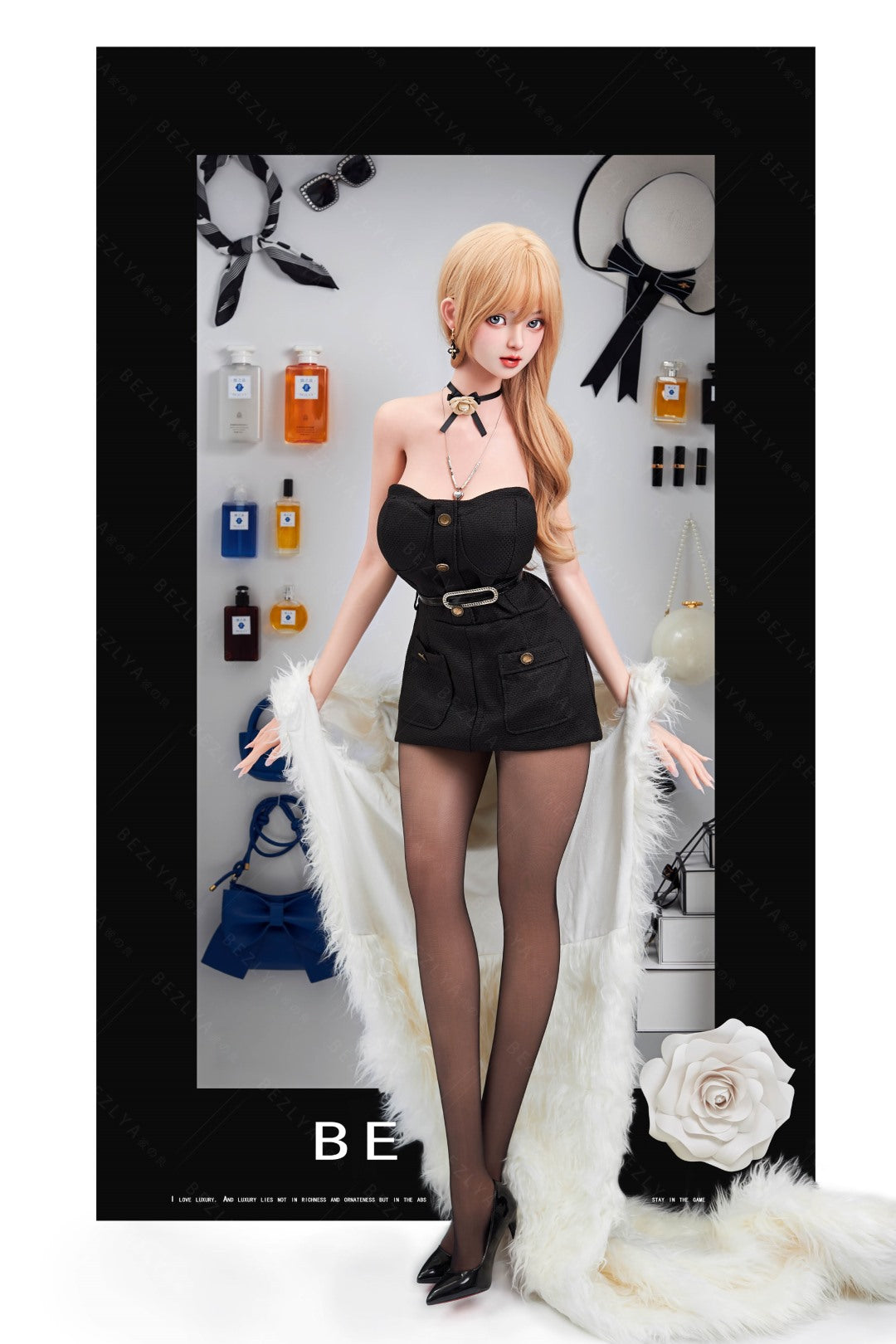 Sekso lėlė Convallaria (Bezlya Doll 158 cm E-puodelis 2.1 silikoninis)