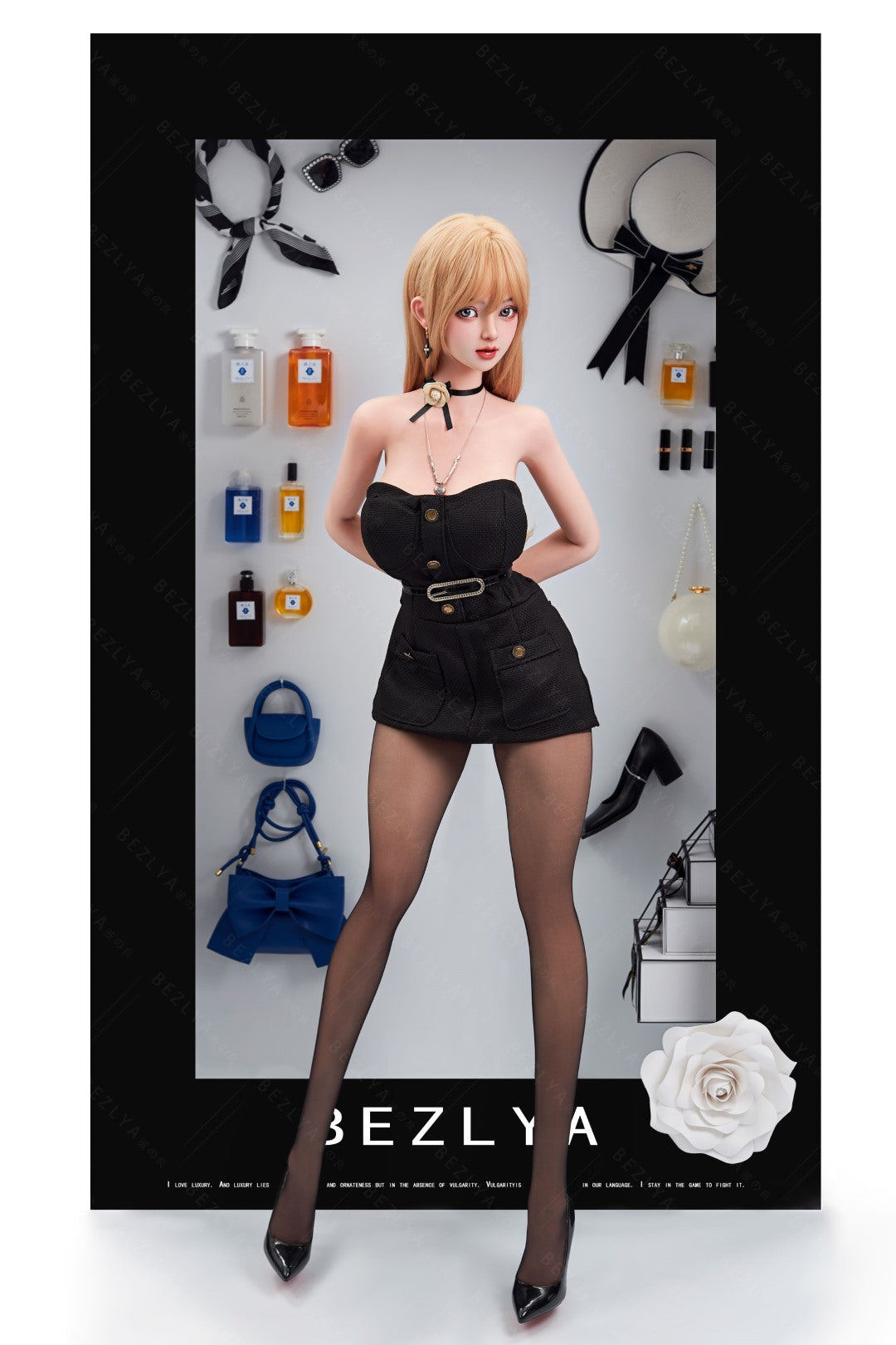 Sekso lėlė Convallaria (Bezlya Doll 158 cm E-puodelis 2.1 silikoninis)