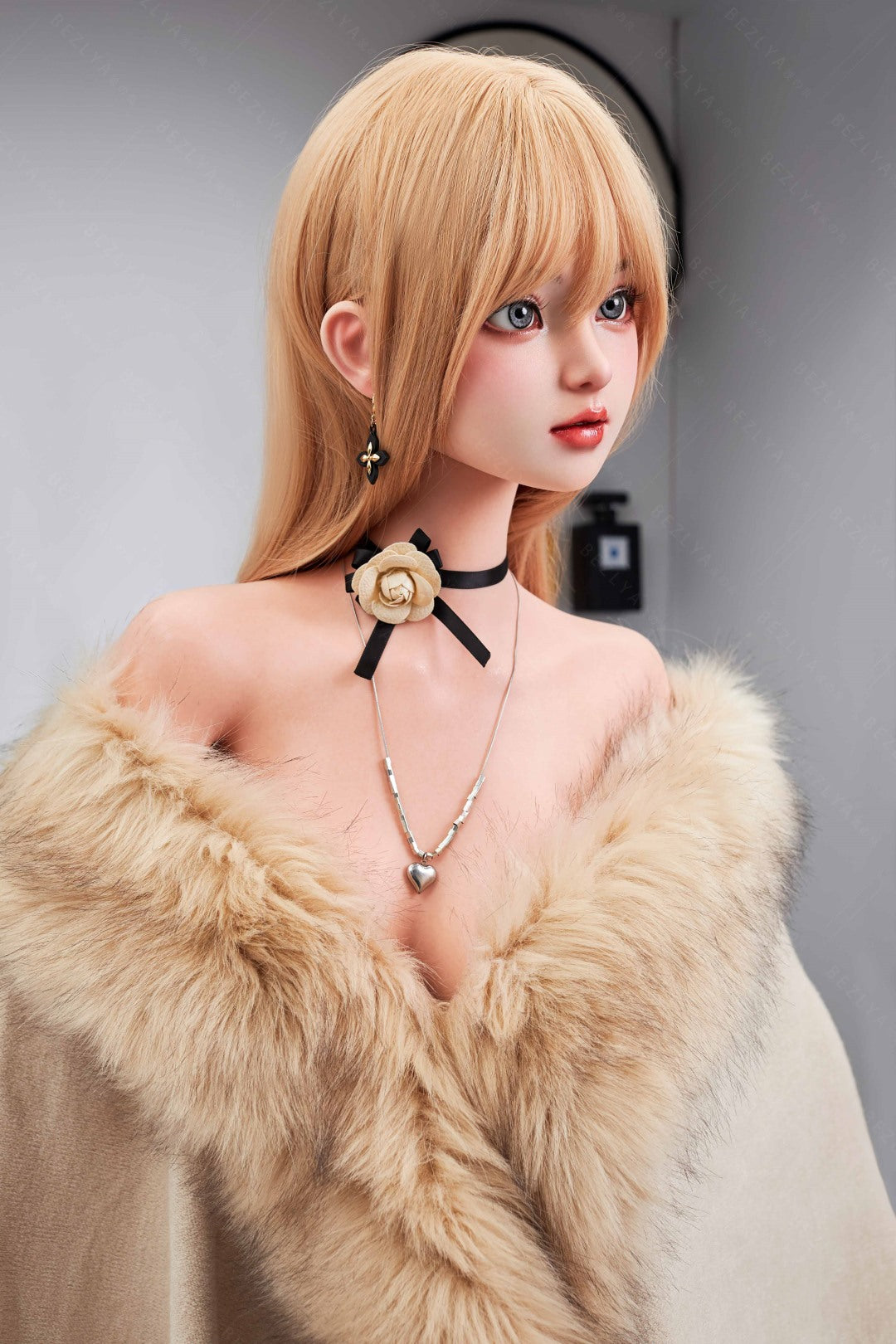 Sekso lėlė Convallaria (Bezlya Doll 158 cm E-puodelis 2.1 silikoninis)
