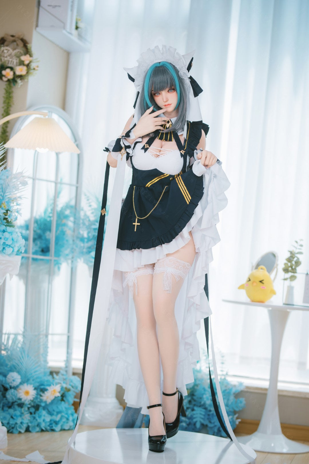 HMS Cheshire Sex Doll (AITIA Lėlė 155 cm E-puodelis 2,2CF silikonas)