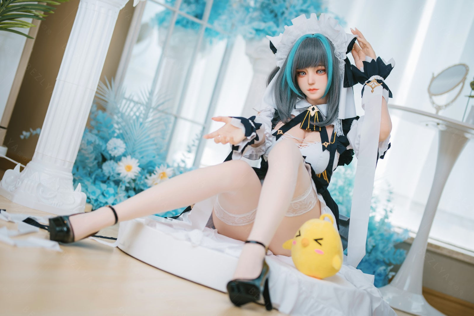 HMS Cheshire Sex Doll (AITIA Lėlė 155 cm E-puodelis 2,2CF silikonas)