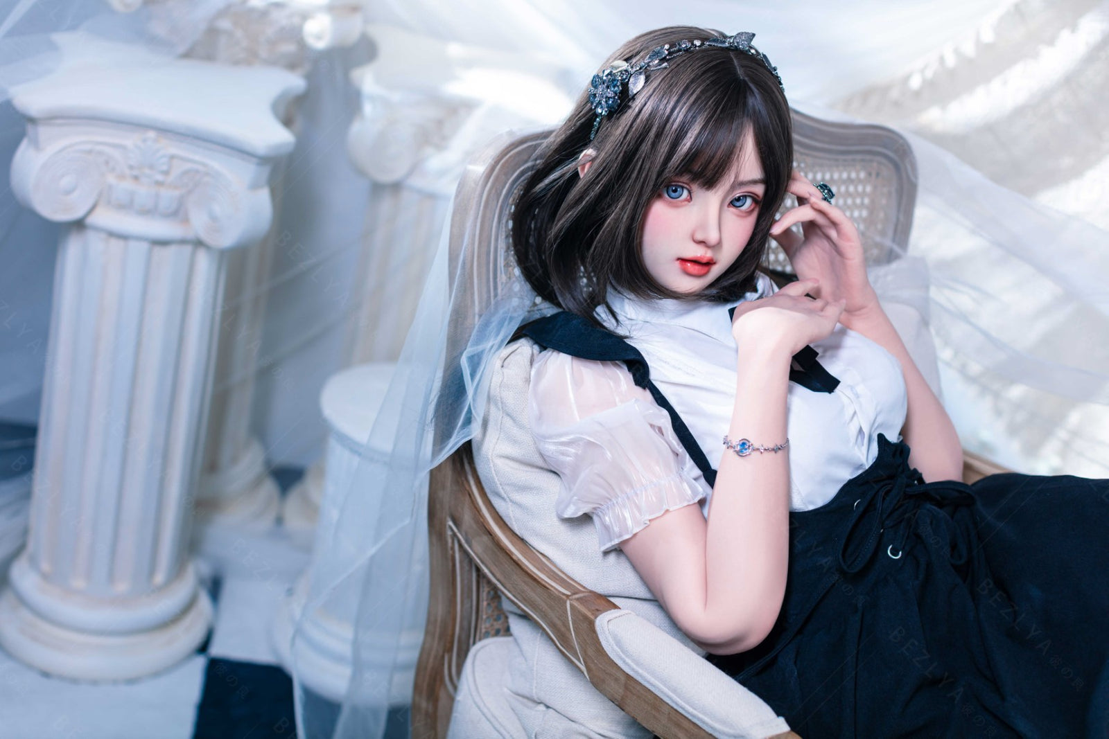 Sekso lėlė Convallaria (Bezlya Doll 155 cm B puodelis 2,1 silikonas)
