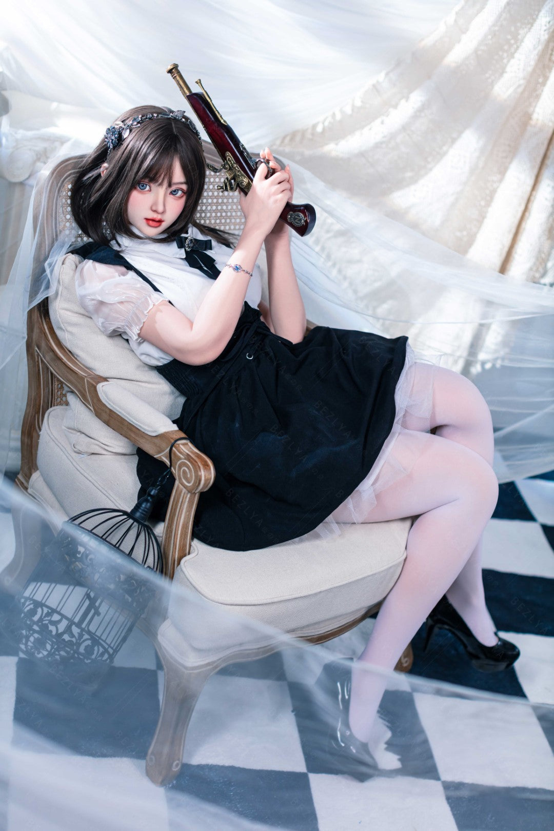 Sekso lėlė Convallaria (Bezlya Doll 155 cm B puodelis 2,1 silikonas)