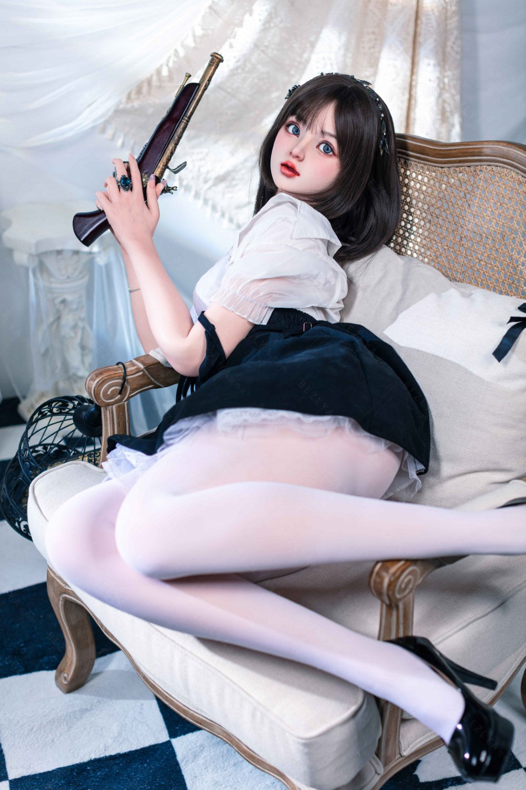 Sekso lėlė Convallaria (Bezlya Doll 155 cm B puodelis 2,1 silikonas)