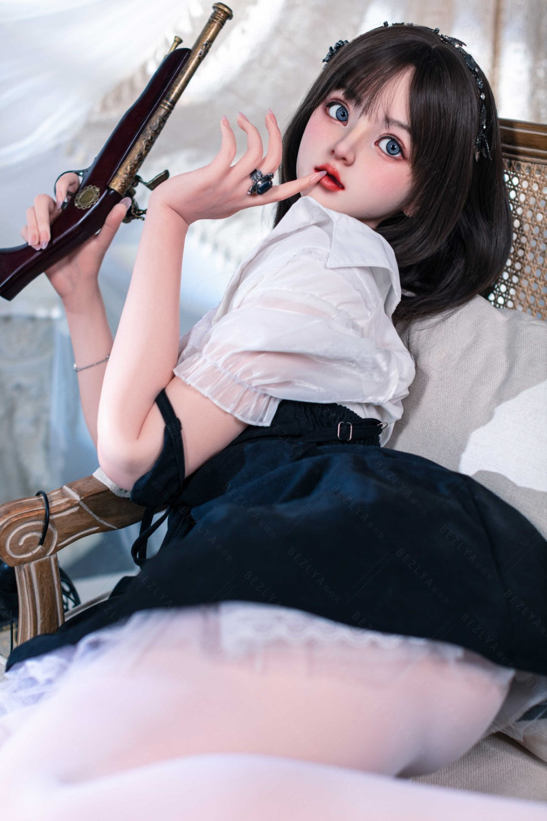 Sekso lėlė Convallaria (Bezlya Doll 155 cm B puodelis 2,1 silikonas)