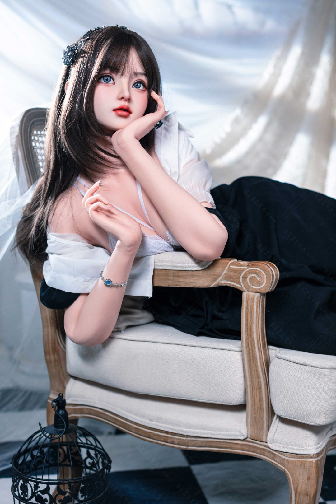 Sekso lėlė Convallaria (Bezlya Doll 155 cm B puodelis 2,1 silikonas)