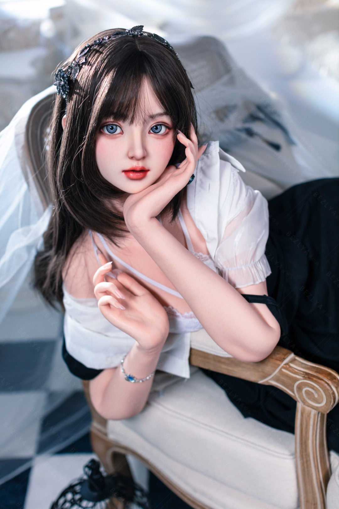 Sekso lėlė Convallaria (Bezlya Doll 155 cm B puodelis 2,1 silikonas)