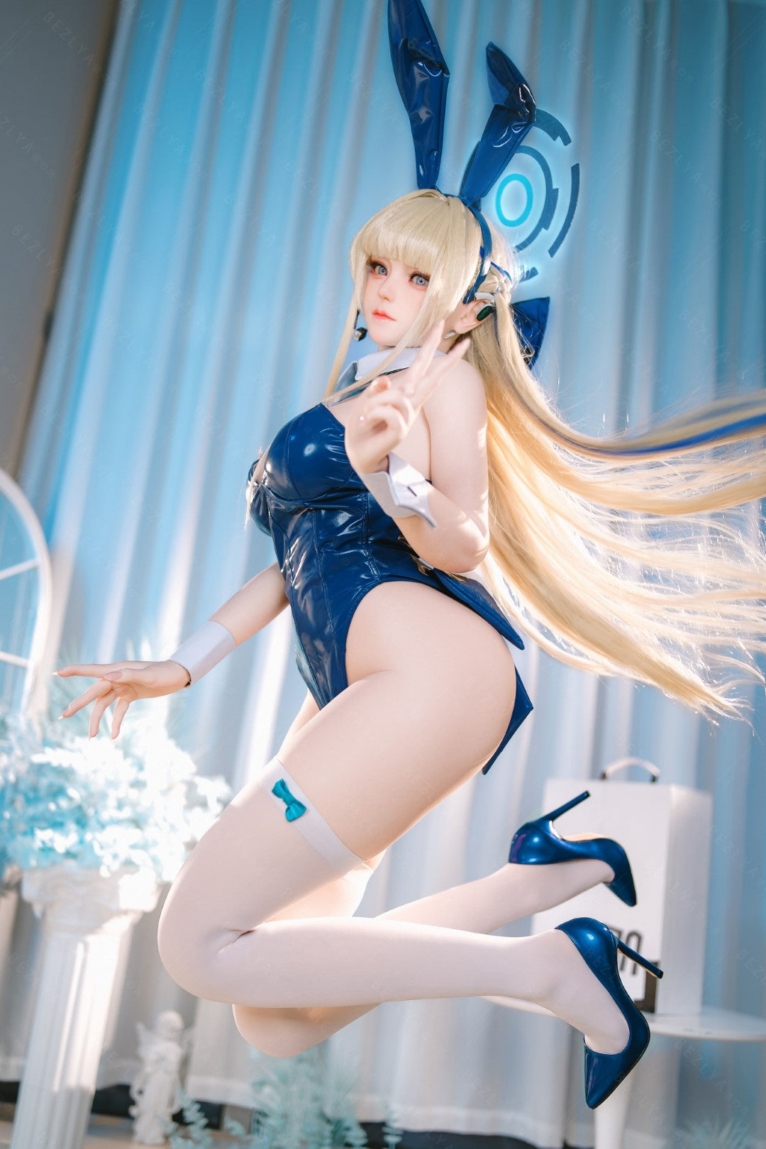 Toki Sex Doll (Bezlya Doll 155 cm E-puodelis 2,2CF silikonas)