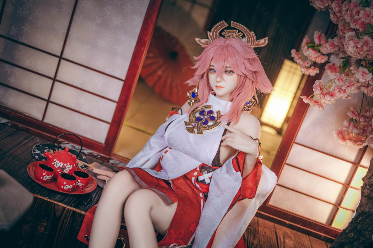 Yae Miko Sex Doll (Bezlya Doll 155 cm E-puodelis 2,2CF silikonas)