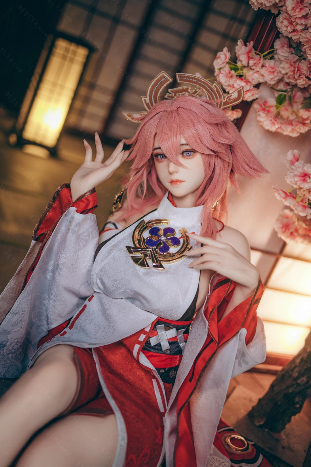 Yae Miko Sex Doll (Bezlya Doll 155 cm E-puodelis 2,2CF silikonas)