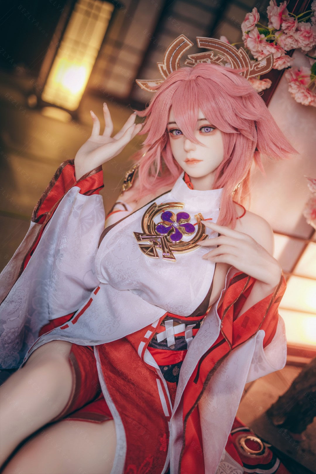 Yae Miko Sex Doll (Bezlya Doll 155 cm E-puodelis 2,2CF silikonas)