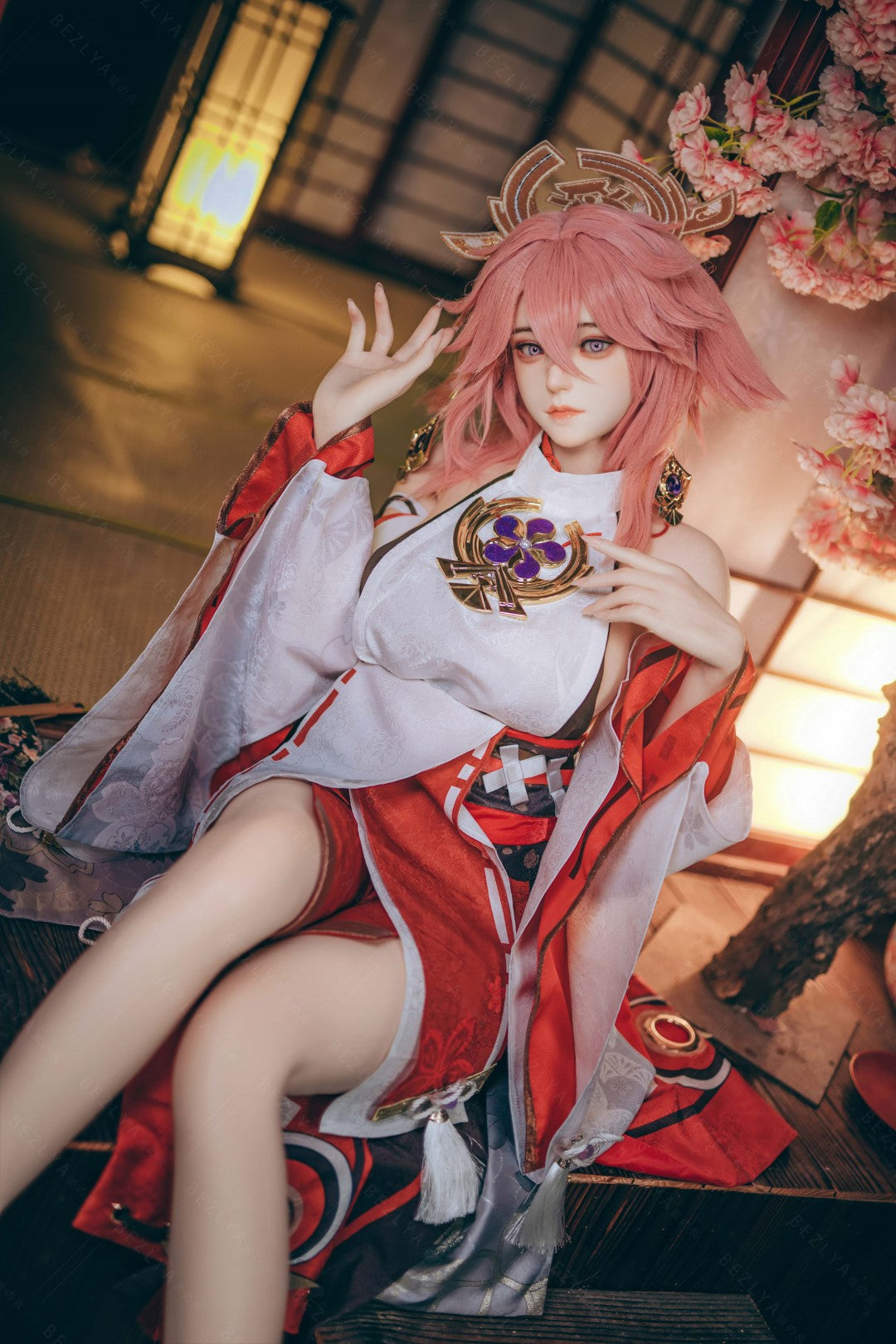 Yae Miko Sex Doll (Bezlya Doll 155 cm E-puodelis 2,2CF silikonas)