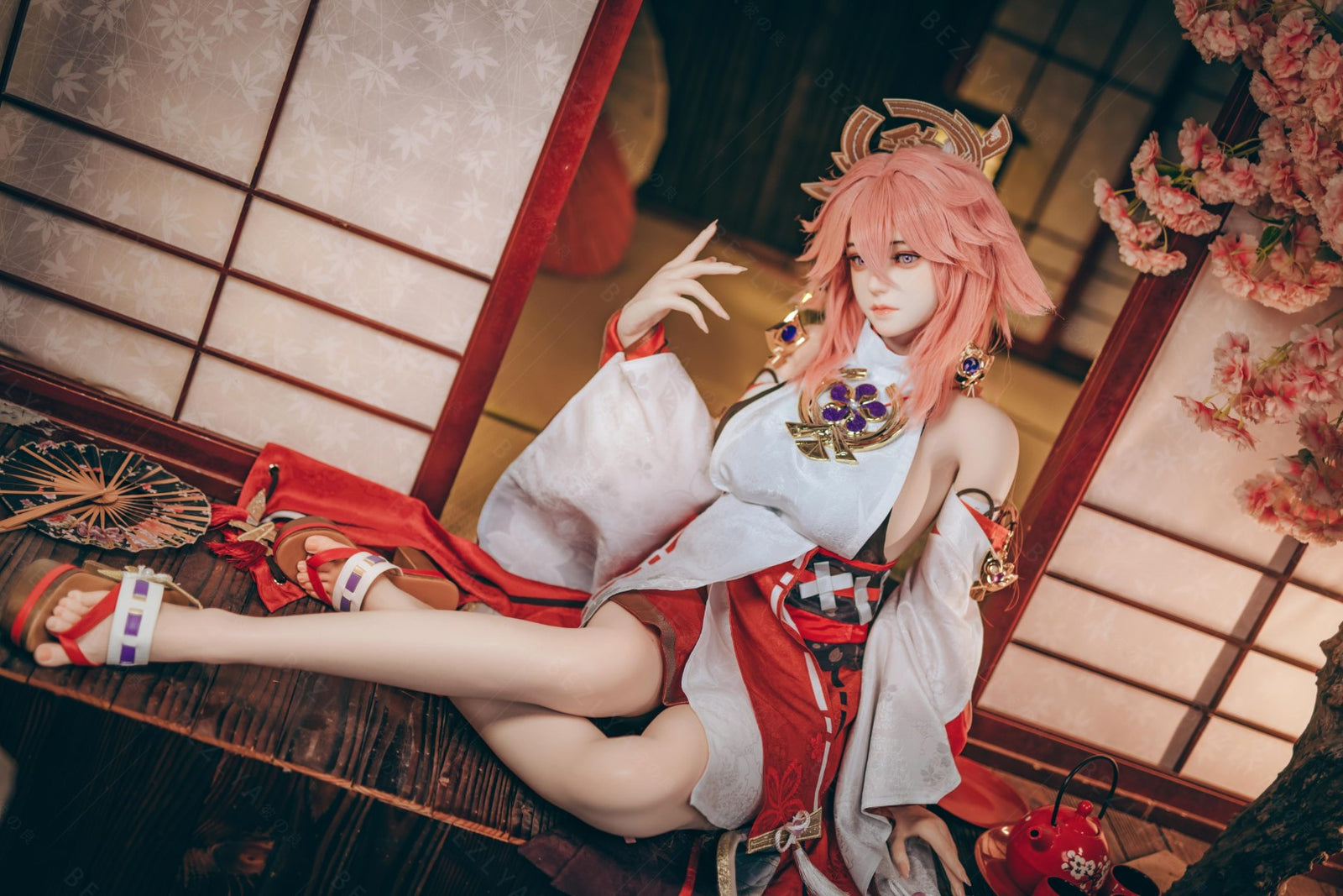 Yae Miko Sex Doll (Bezlya Doll 155 cm E-puodelis 2,2CF silikonas)