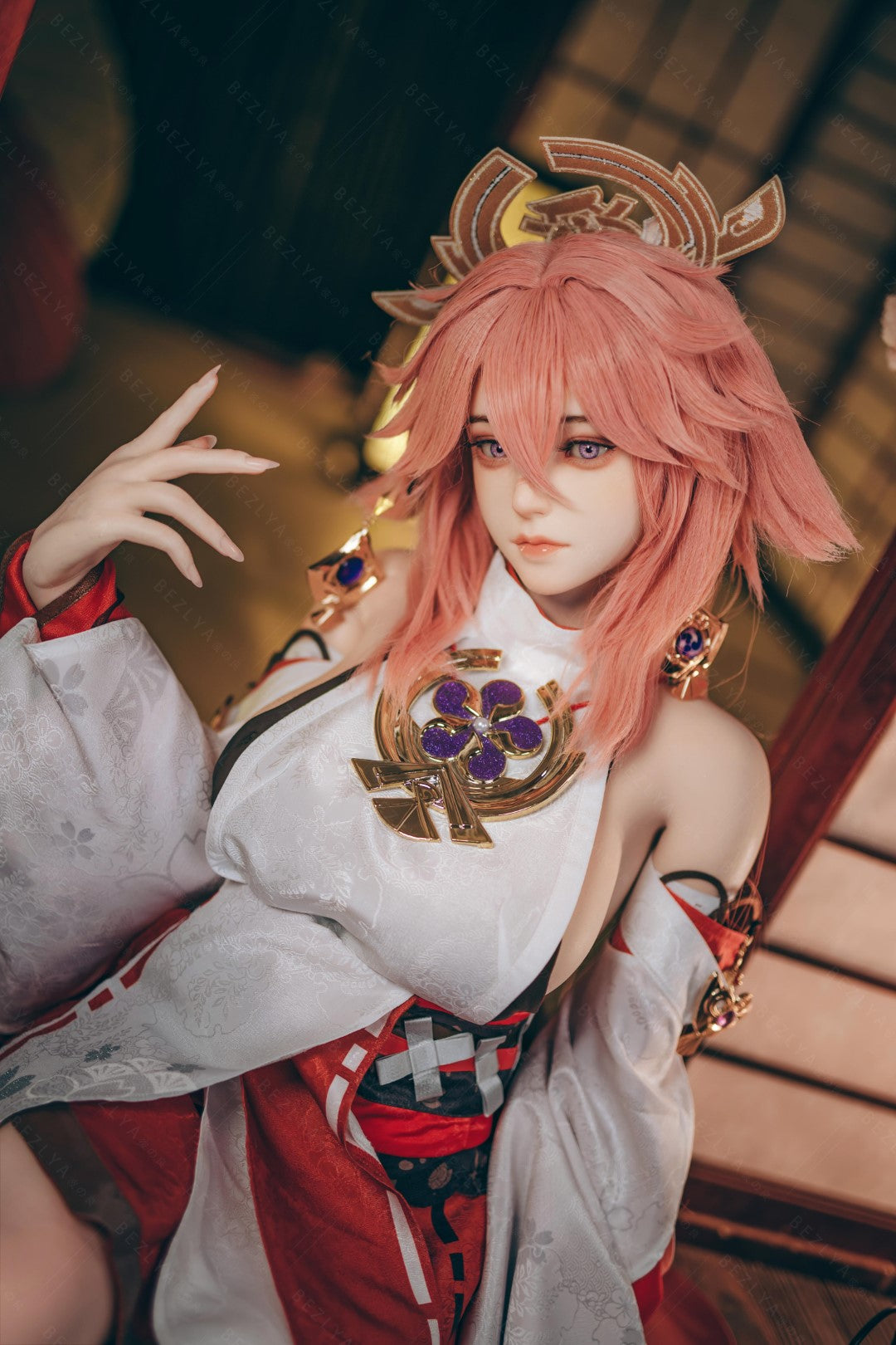 Yae Miko Sex Doll (Bezlya Doll 155 cm E-puodelis 2,2CF silikonas)