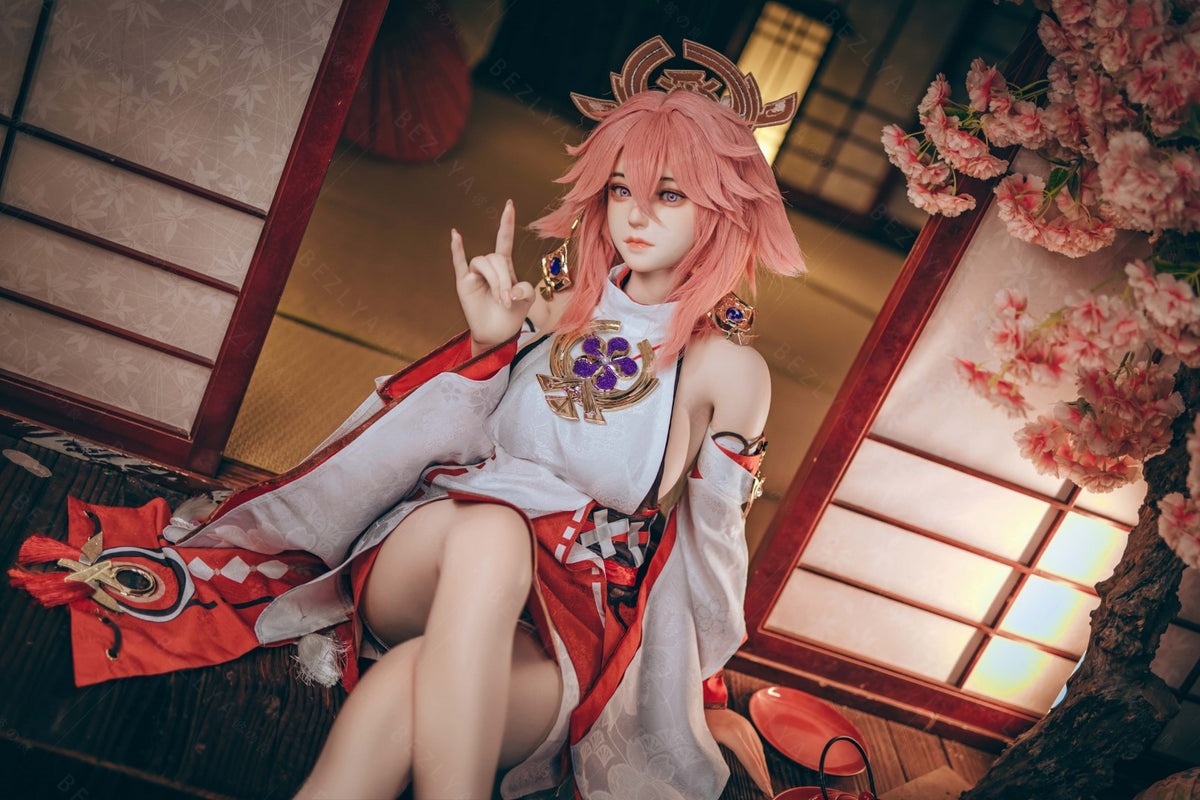 Yae Miko Sex Doll (Bezlya Doll 155 cm E-puodelis 2,2CF silikonas)