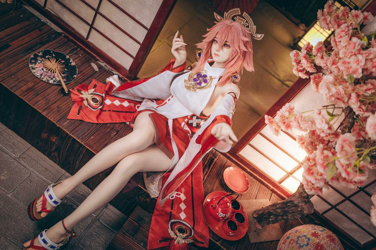 Yae Miko Sex Doll (Bezlya Doll 155 cm E-puodelis 2,2CF silikonas)