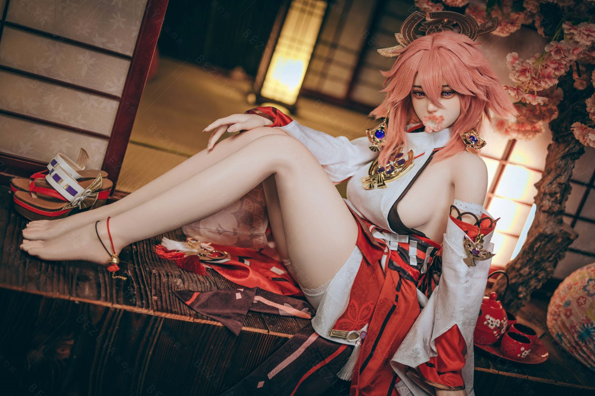 Yae Miko Sex Doll (Bezlya Doll 155 cm E-puodelis 2,2CF silikonas)