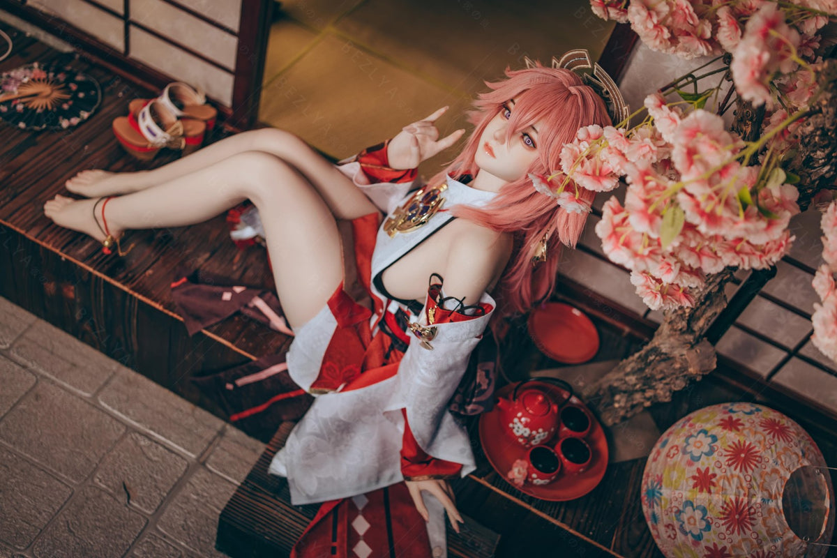 Yae Miko Sex Doll (Bezlya Doll 155 cm E-puodelis 2,2CF silikonas)